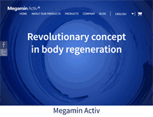 Tablet Screenshot of megamin-activ.com